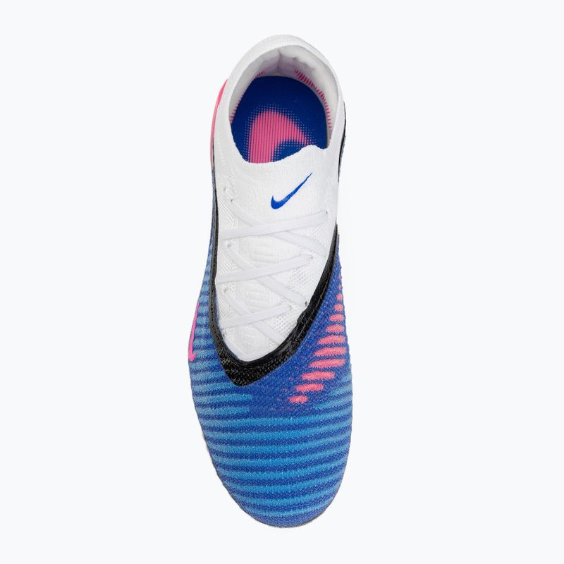 Ghete de fotbal pentru bărbați Nike Phantom 6 Low Elite SG-Pro racer blue/white/pink blast 5