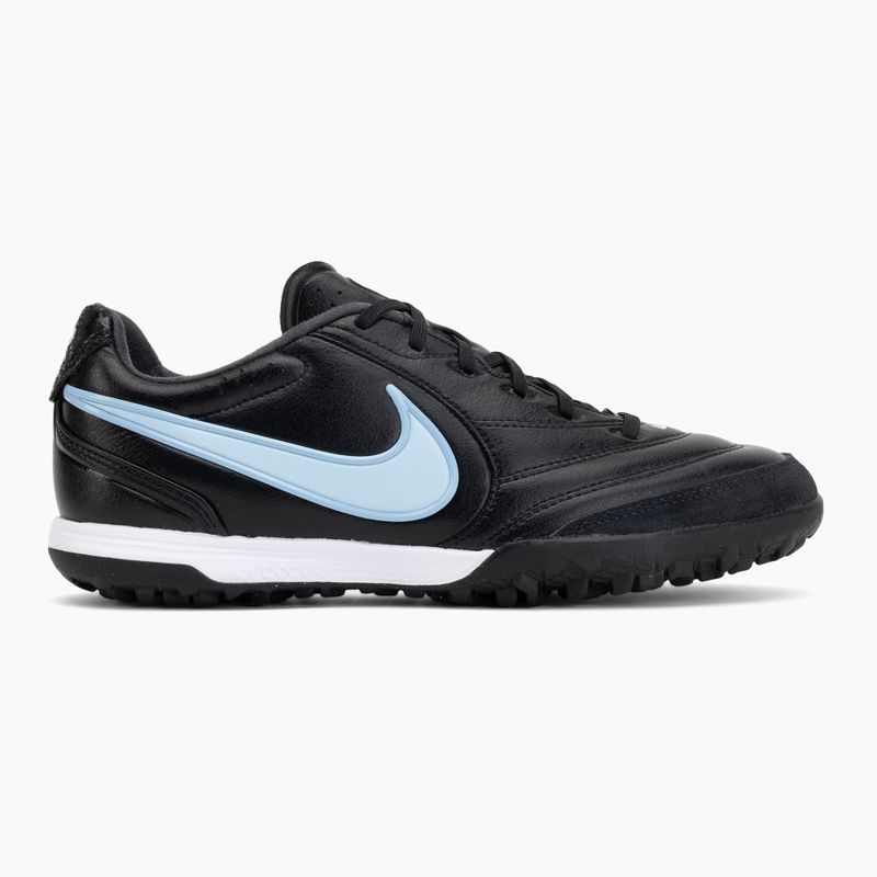 Încălțăminte de fotbal pentru bărbați Nike Tiempo Ligera Pro TF black/ice blue/obsidian 2