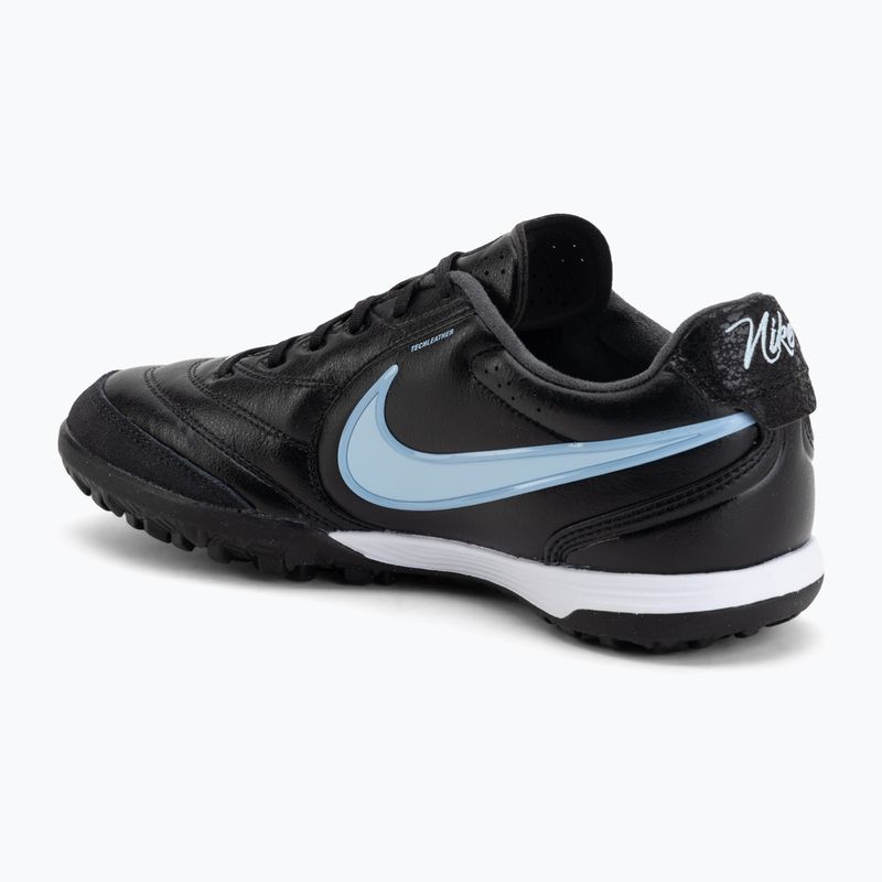 Încălțăminte de fotbal pentru bărbați Nike Tiempo Ligera Pro TF black/ice blue/obsidian 3