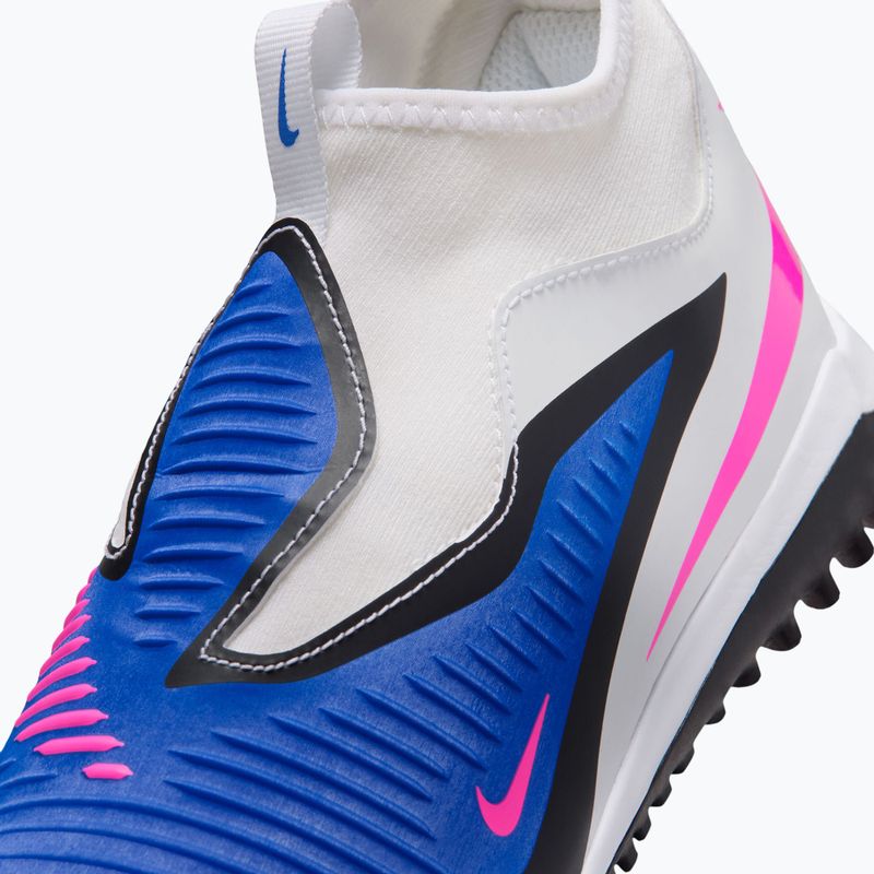 Încălțăminte de fotbal pentru copii Nike Phantom 6 High Academy TF racer blue/white/pink blast 8
