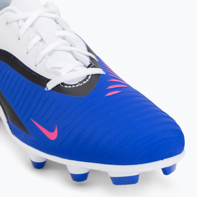 Încălțăminte de fotbal pentru bărbați Nike Phantom 6 Low Club FG/MG racer blue/white/pink blast 7