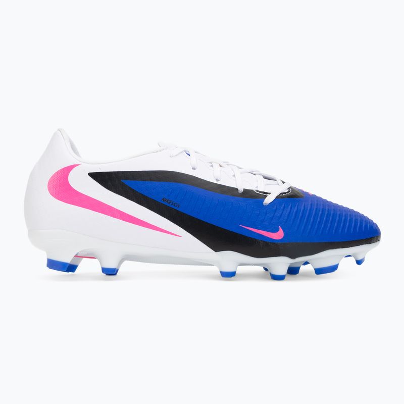 Încălțăminte de fotbal pentru bărbați Nike Phantom 6 Low Academy FG/MG racer blue/white/pink blast 2