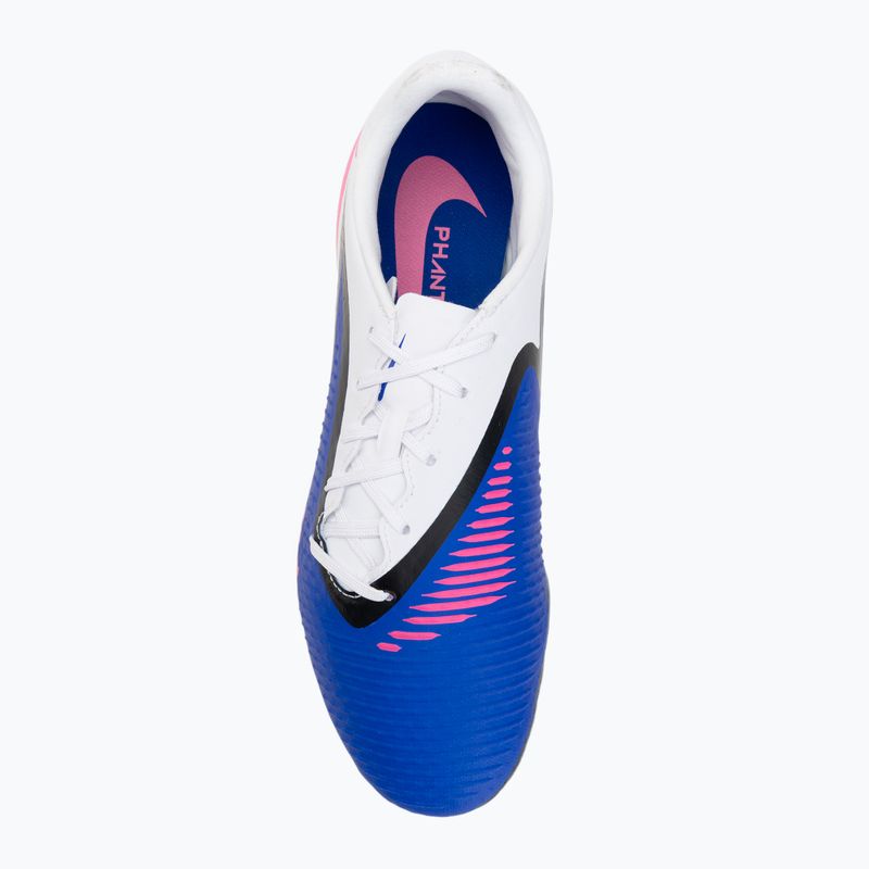 Încălțăminte de fotbal pentru bărbați Nike Phantom 6 Low Academy FG/MG racer blue/white/pink blast 5
