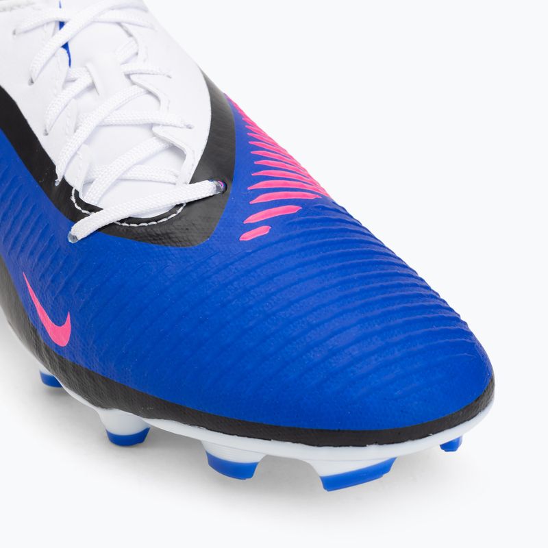 Încălțăminte de fotbal pentru bărbați Nike Phantom 6 Low Academy FG/MG racer blue/white/pink blast 7