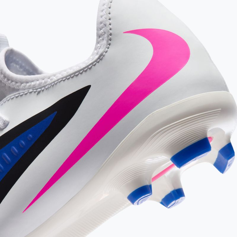 Ghete de fotbal pentru copii Nike Phantom 6 Low Academy FG/MG Jr racer blue/white/pink blast 11