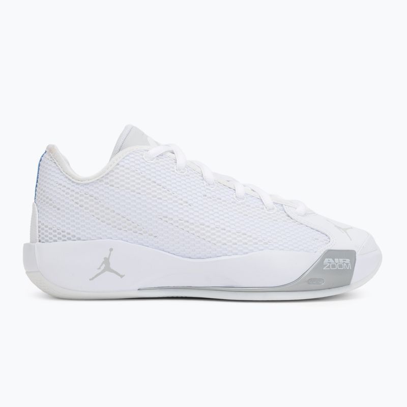Încălțăminte de baschet pentru bărbați Jordan Luka 77 white/metallic silver/photon dust 2