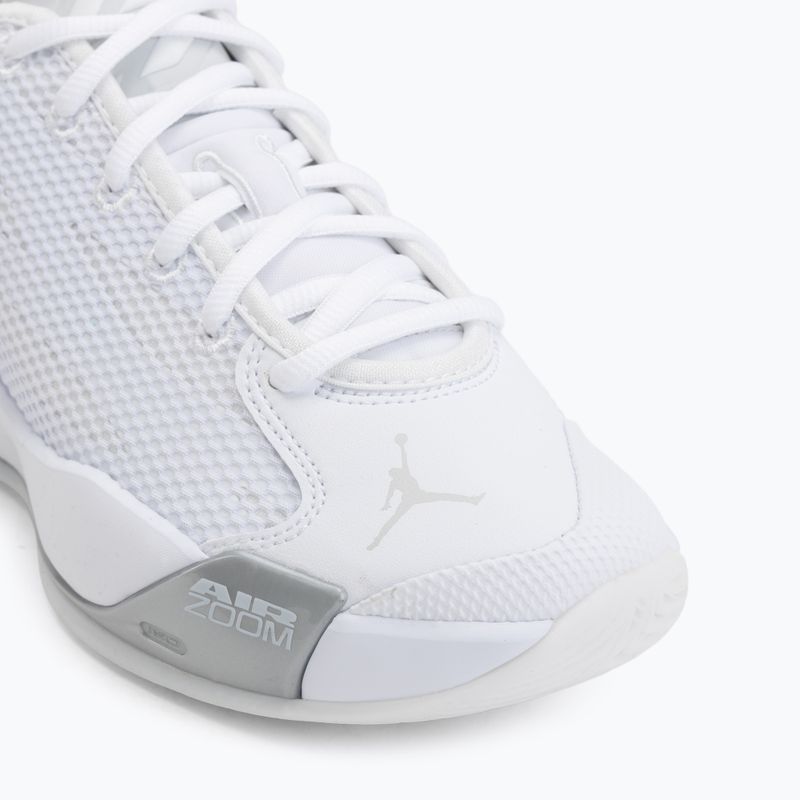 Încălțăminte de baschet pentru bărbați Jordan Luka 77 white/metallic silver/photon dust 7
