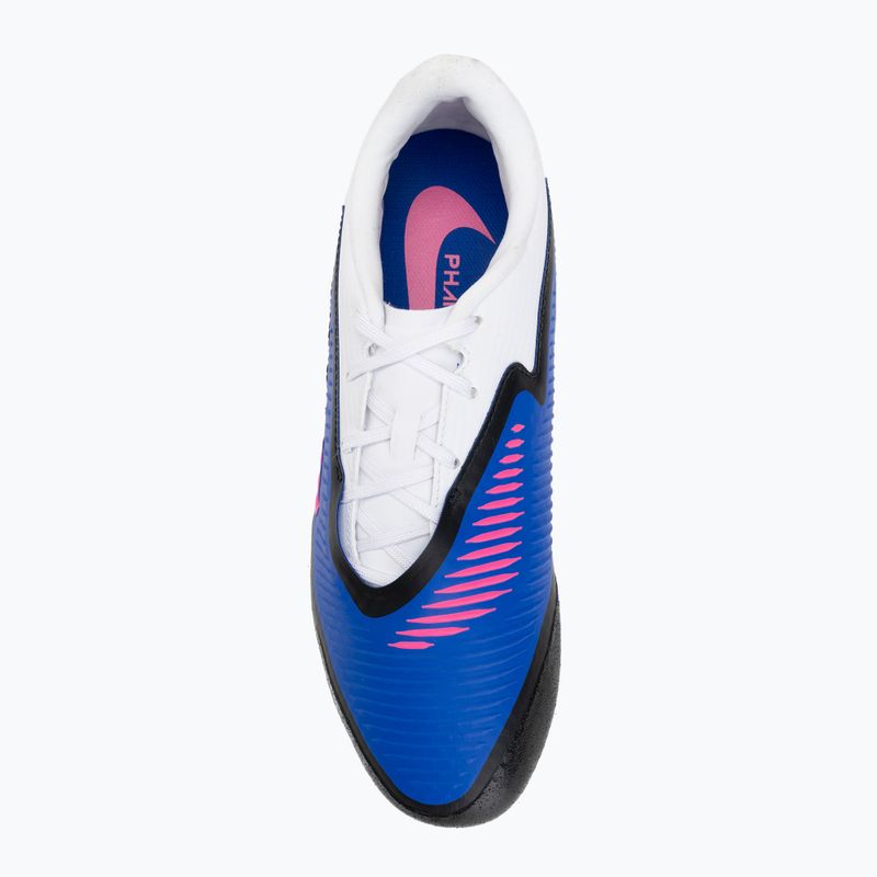 Încălțăminte de fotbal pentru bărbați Nike Phantom 6 Low Academy IC racer blue/white/pink blast 5