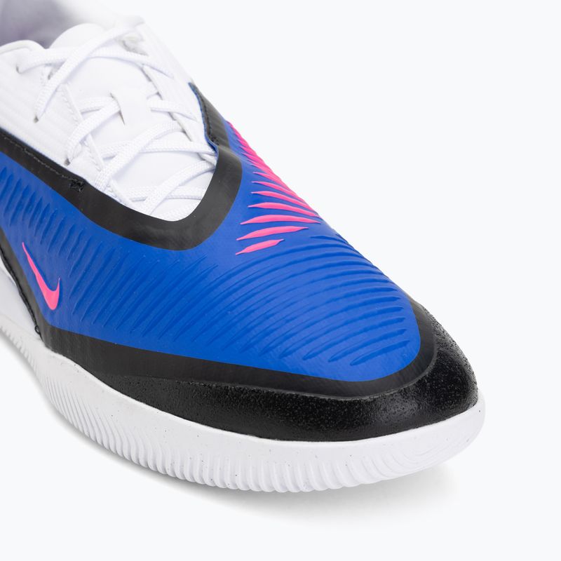 Încălțăminte de fotbal pentru bărbați Nike Phantom 6 Low Academy IC racer blue/white/pink blast 7