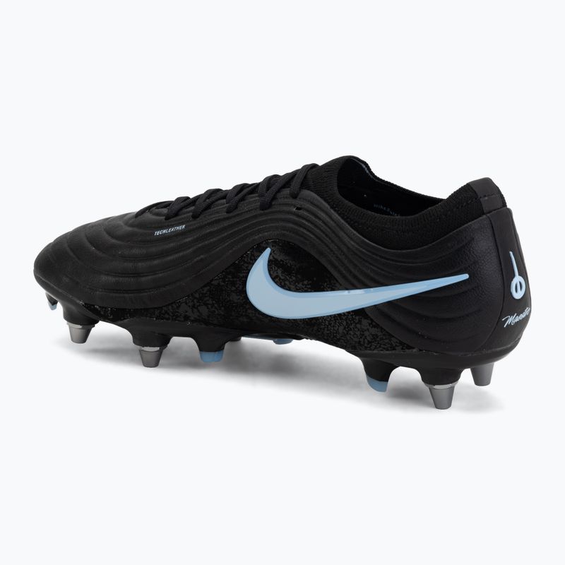 Încălțăminte de fotbal pentru bărbați Nike Tiempo Maestro Elite SG-Pro black/ice blue 3
