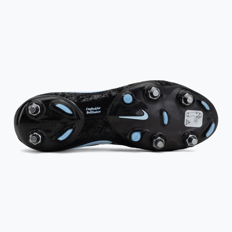 Încălțăminte de fotbal pentru bărbați Nike Tiempo Maestro Elite SG-Pro black/ice blue 4