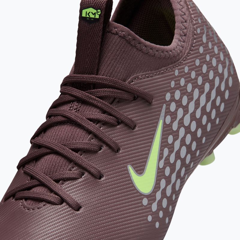 Încălțăminte de fotbal pentru copii Nike Mercurial Vapor 16 Academy Kylian Mbappe FG/MG plum eclipse/metallic silver 7