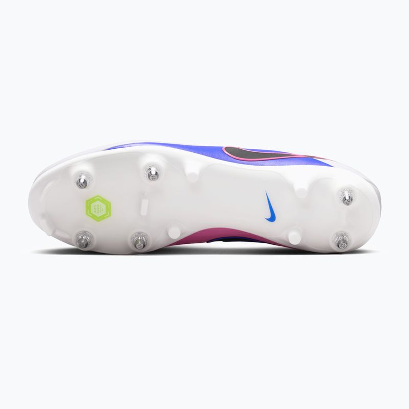 Încălțăminte de fotbal pentru bărbați Nike Tiempo Maestro Acad SG-Pro AC white/racer blue/pink blast/black 12