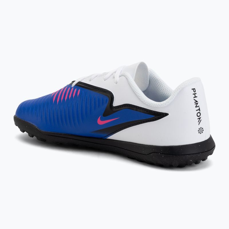 Încălțăminte de fotbal pentru copii Nike Jr. Phantom 6 Low Club TF racer blue/white/pink blast 3