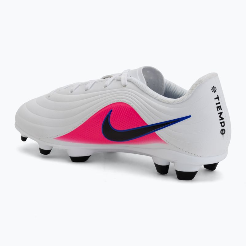 Încălțăminte de fotbal pentru copii Nike Tiempo Maestro Club Jr FG/MG white/racer blue/pink blast/black 3
