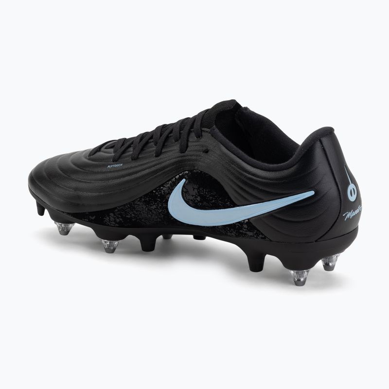 Încălțăminte de fotbal pentru bărbați Nike Tiempo Maestro Acad SG-Pro AC black/ice blue 3