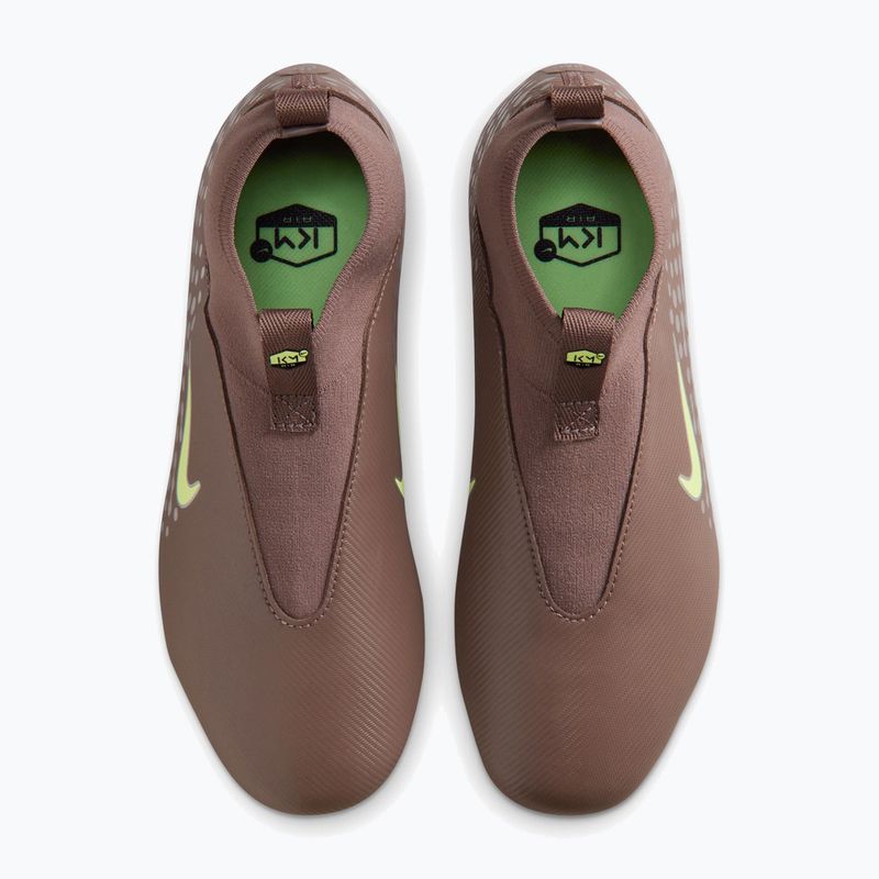 Încălțăminte de fotbal pentru copii Nike Mercurial Superfly 10 Academy "Kylian Mbappé" Jr FG plum eclipse/metallic silver 5