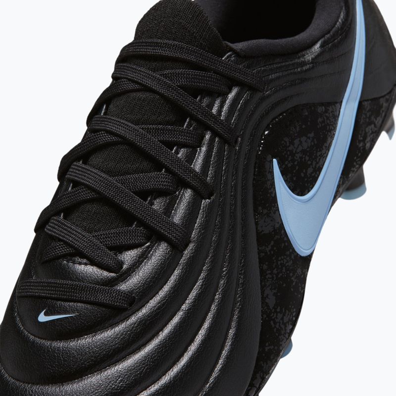 Încălțăminte de fotbal pentru copii Nike Tiempo Maestro Academy Jr FG/MG black/ice blue 9