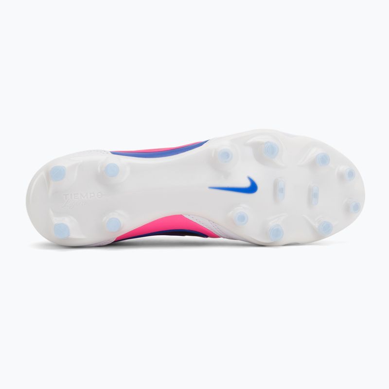 Încălțăminte de fotbal pentru bărbați Nike Tiempo Ligera Pro FG white/racer blue/pink blast/black 4