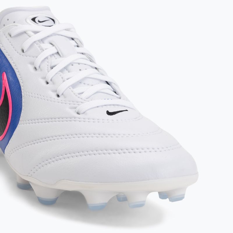 Încălțăminte de fotbal pentru bărbați Nike Tiempo Ligera Pro FG white/racer blue/pink blast/black 7