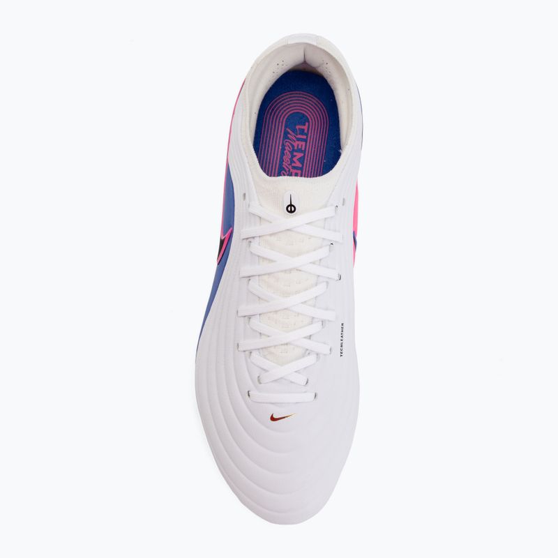 Încălțăminte de fotbal pentru bărbați Nike Tiempo Maestro Elite FG white/racer blue/pink blast/black 5