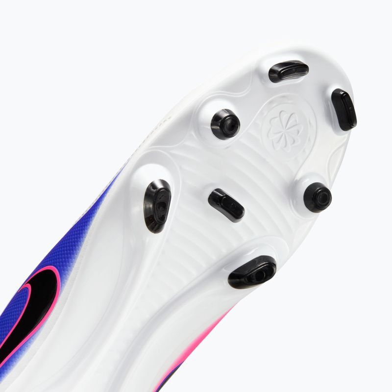 Încălțăminte de fotbal pentru bărbați Nike Tiempo Maestro Club FG/MG white/racer blue/pink blast/black 16