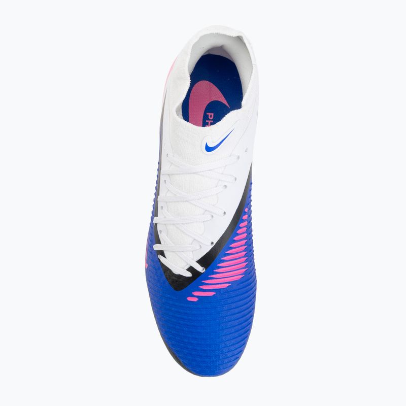 Încălțăminte de fotbal pentru bărbați Nike Phantom 6 High Academy FG/MG racer blue/white/pink blast 5