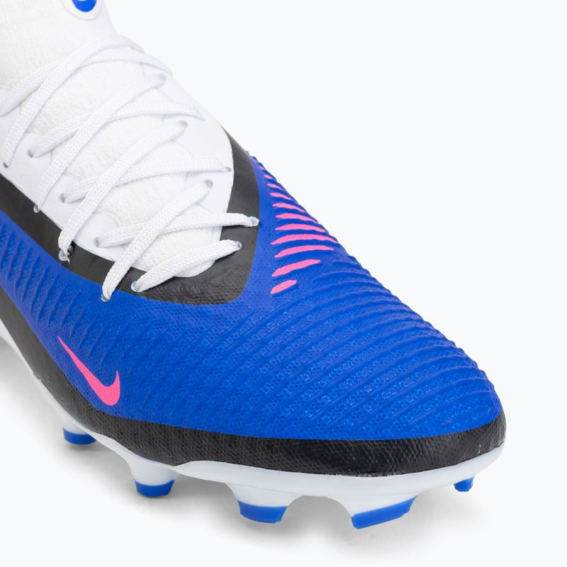 Încălțăminte de fotbal pentru bărbați Nike Phantom 6 High Academy FG/MG racer blue/white/pink blast 7