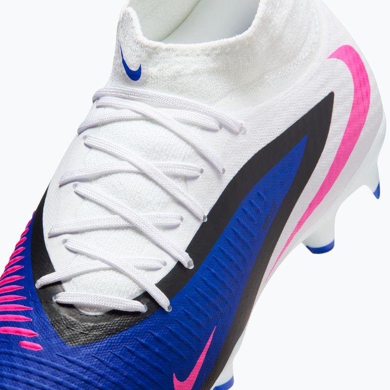 Încălțăminte de fotbal pentru bărbați Nike Phantom 6 High Academy FG/MG racer blue/white/pink blast 8