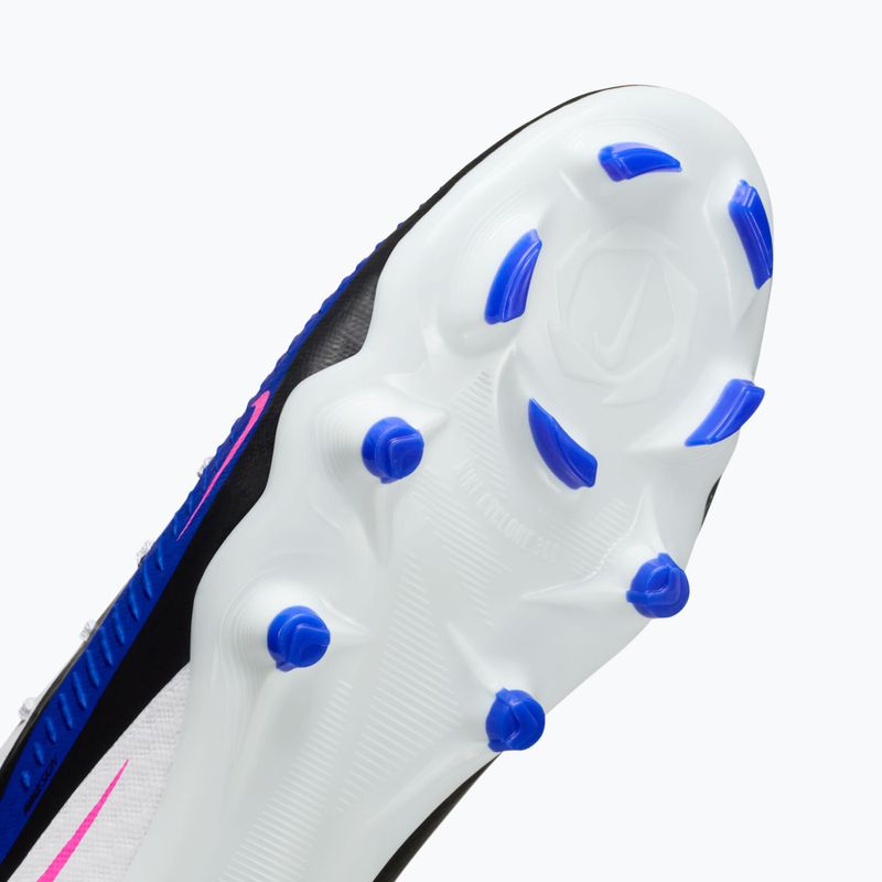 Încălțăminte de fotbal pentru bărbați Nike Phantom 6 High Academy FG/MG racer blue/white/pink blast 10
