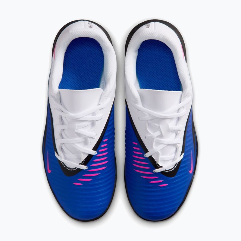 Încălțăminte de fotbal pentru copii Nike Jr. Phantom 6 Low Club TF racer blue/white/pink blast 6