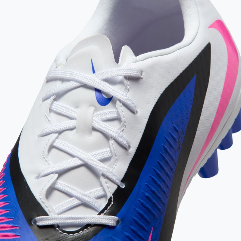 Ghete de fotbal pentru bărbați Nike Phantom 6 Low Academy AG racer blue/white/pink blast 8