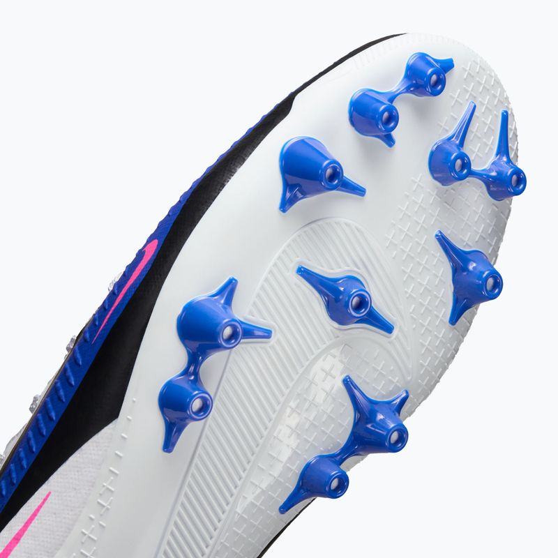 Ghete de fotbal pentru bărbați Nike Phantom 6 Low Academy AG racer blue/white/pink blast 9