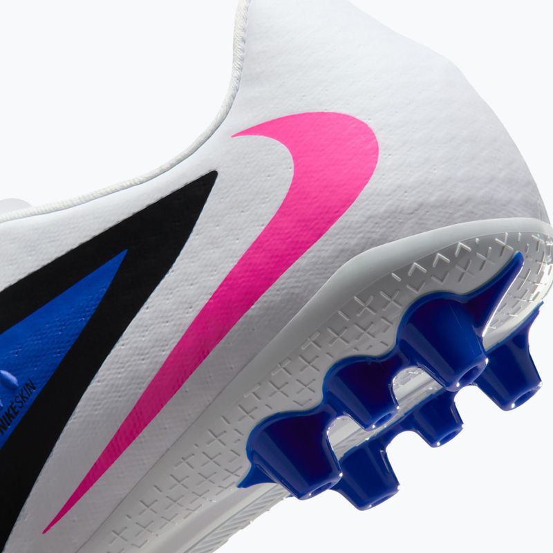 Ghete de fotbal pentru bărbați Nike Phantom 6 Low Academy AG racer blue/white/pink blast 10
