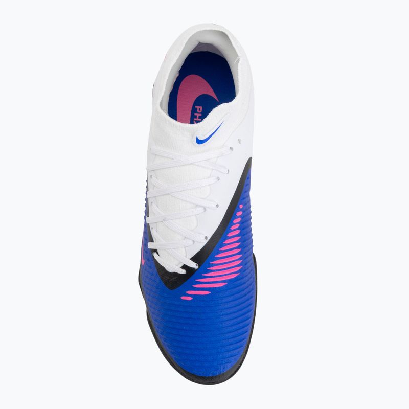 Ghete de fotbal pentru bărbați Nike Phantom 6 High Academy TF racer blue/white/pink blast 5