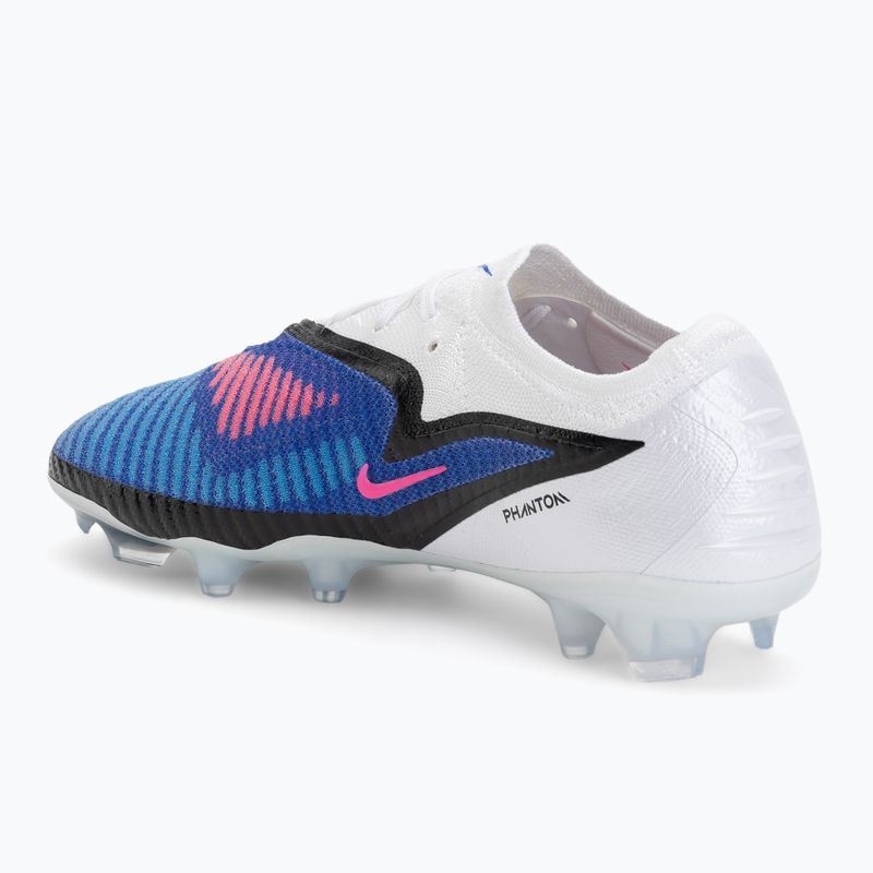 Încălțăminte de fotbal pentru bărbați Nike Phantom 6 Low Elite FG racer blue/white/pink blast 3