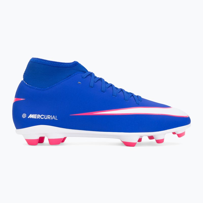 Încălțăminte de fotbal pentru bărbați Nike Mercurial Superfly 10 Club FG/MG racer blue/white 2