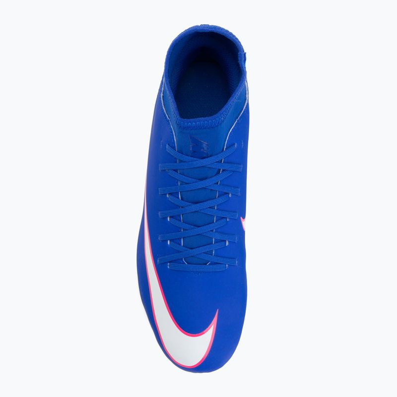 Încălțăminte de fotbal pentru bărbați Nike Mercurial Superfly 10 Club FG/MG racer blue/white 5