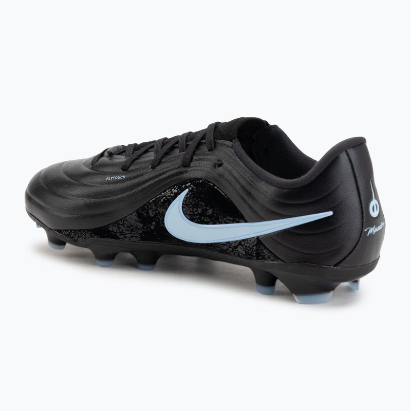 Încălțăminte de fotbal pentru copii Nike Tiempo Maestro Academy Jr FG/MG black/ice blue 3