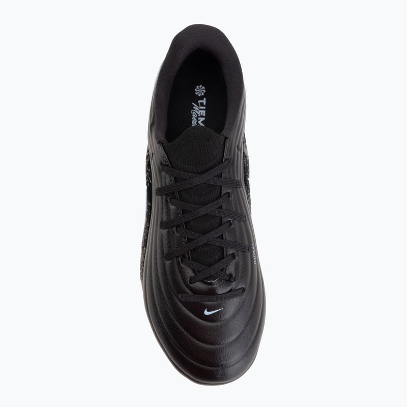 Încălțăminte de fotbal pentru copii Nike Tiempo Maestro Academy Jr FG/MG black/ice blue 5