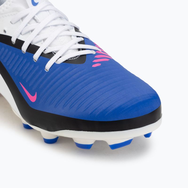 Ghete de fotbal pentru copii Nike Phantom 6 Low Academy FG/MG Jr racer blue/white/pink blast 7