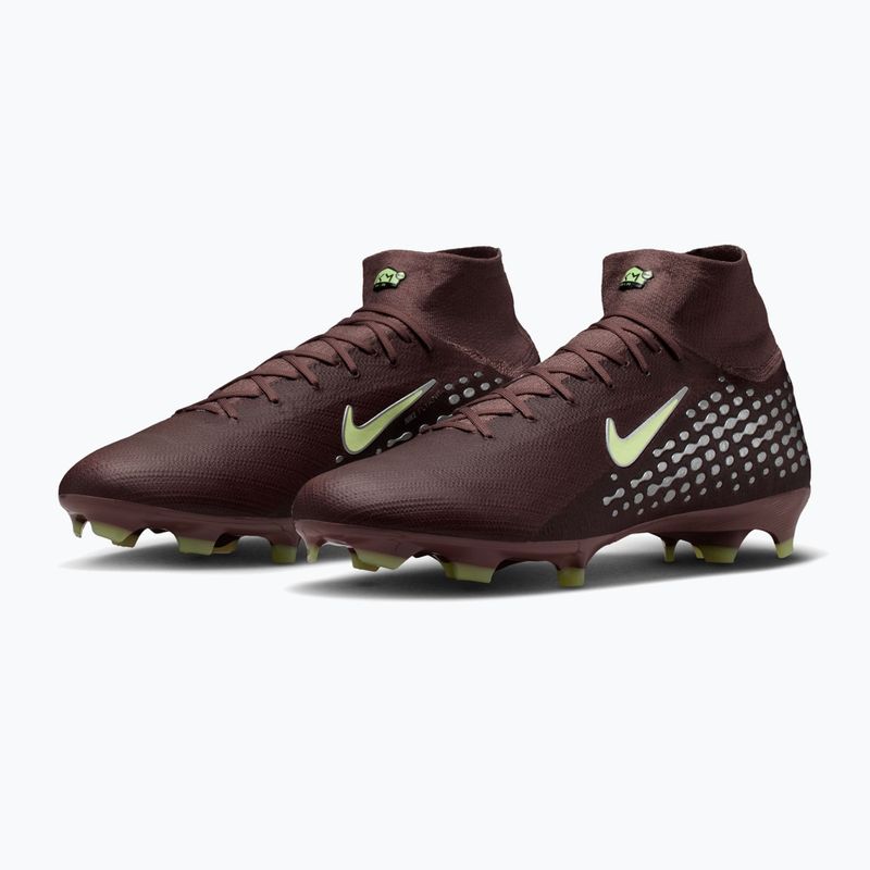 Încălțăminte de fotbal pentru bărbați Nike Zoom Superfly 10 Pro Kylian Mbappe FG plum eclipse/metallic silver 3