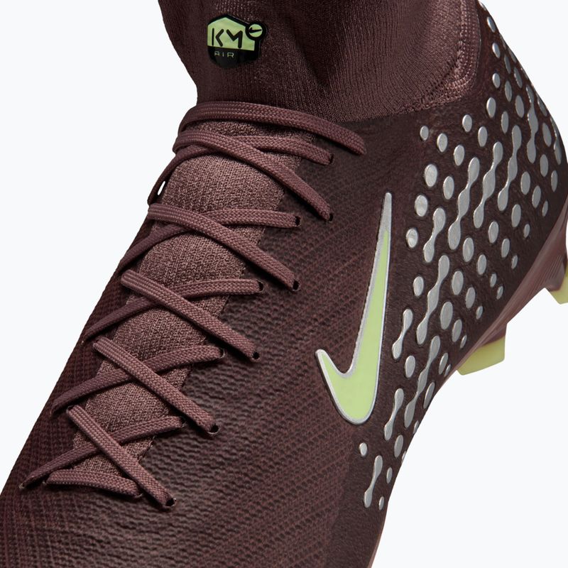 Încălțăminte de fotbal pentru bărbați Nike Zoom Superfly 10 Pro Kylian Mbappe FG plum eclipse/metallic silver 4