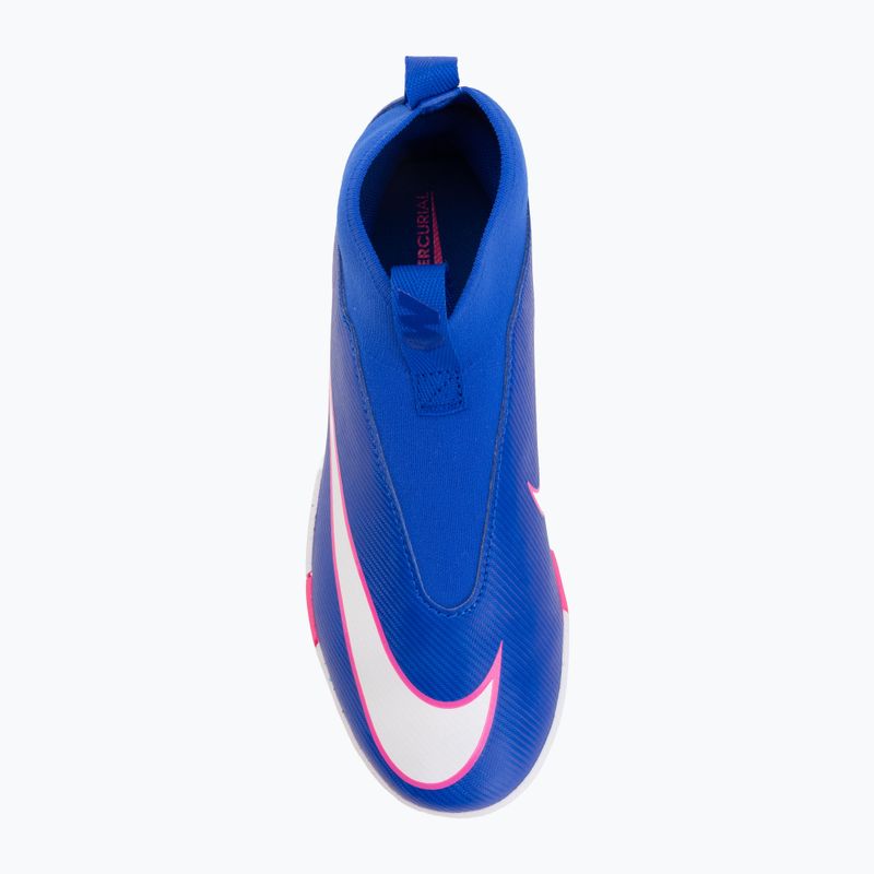 Încălțăminte de fotbal pentru copii Nike Mercurial Superfly 10 Academy IC racer blue/white 5