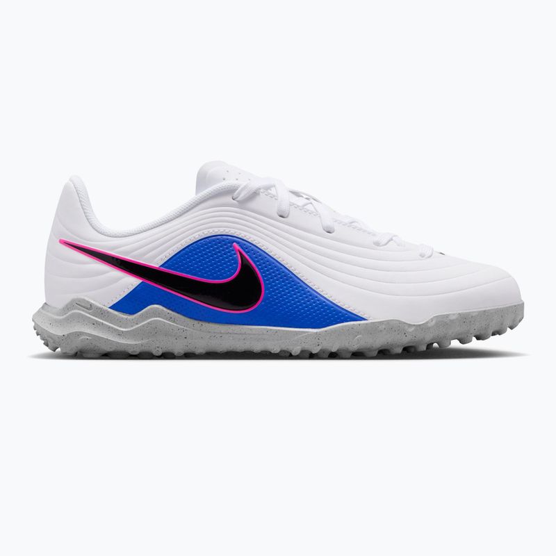 Încălțăminte de fotbal pentru copii Nike Tiempo Maestro Club Jr TF white/racer blue/pink blast/black 8