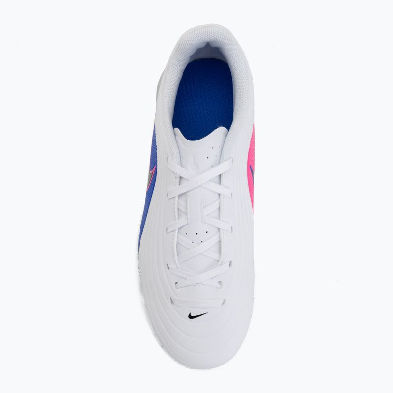 Încălțăminte de fotbal pentru copii Nike Tiempo Maestro Club Jr TF white/racer blue/pink blast/black 5