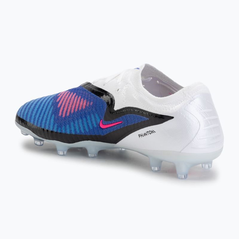 Ghete de fotbal pentru bărbați Nike Phantom 6 Low Elite AG-Pro racer blue/white/pink blast 3