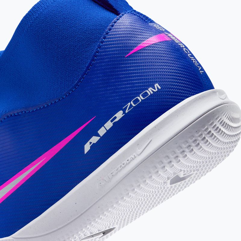 Încălțăminte de fotbal pentru copii Nike Mercurial Superfly 10 Academy IC racer blue/white 9