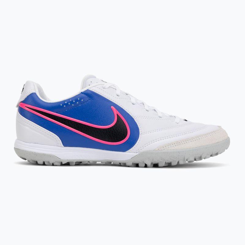 Încălțăminte de fotbal pentru bărbați Nike Tiempo Ligera Pro TF white/racer blue/pink blast/black 2