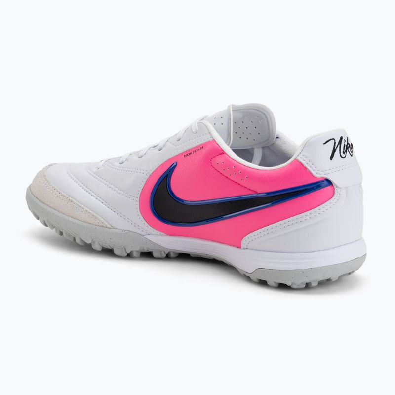 Încălțăminte de fotbal pentru bărbați Nike Tiempo Ligera Pro TF white/racer blue/pink blast/black 3